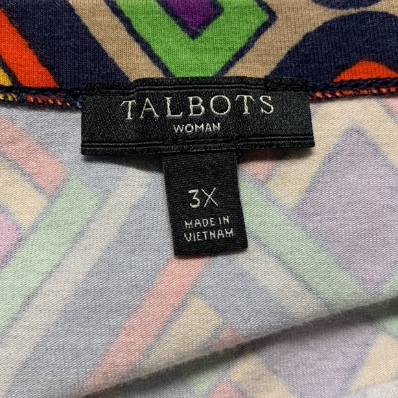 Talbots Multicolor Top - Picture 3 of 4